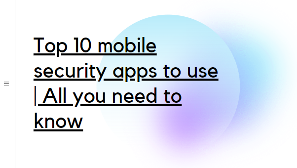 security apps